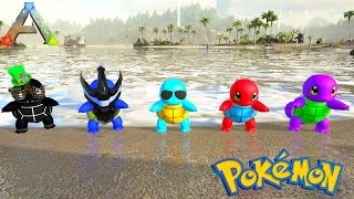 A NEW SQUIRTLE SQUAD POKEMON EVOLVED UPDATE 1555 Ark Modded Gameplay [upl. by Nadnerb]