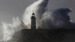 The Extreme Storm in Pacific Ocean Ship in Storm 90ft waves [upl. by Eekcaj439]