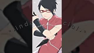 Sarada ganti gender ♂️🗿 jedagjedug anime edit sarada gender [upl. by Assirac]