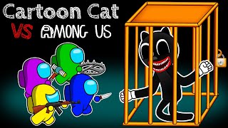 어몽어스 VS 카툰캣 애니메이션 4화 Among Us VS Cartoon Cat  AMONG US ANIMATION EP4 [upl. by Aiksa]