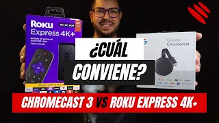 ¿Cuál Conviene Chromecast 3 vs Roku Express 4K Comparativa a Fondo [upl. by Danny]