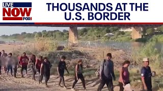 Migrant crisis Thousands of encounters at southern border  LiveNOW from FOX [upl. by Tova]