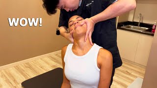 ASMR Chiropractic Adjustment CRACKS the LIFE out of my NECK and BACK [upl. by Jacinthe963]