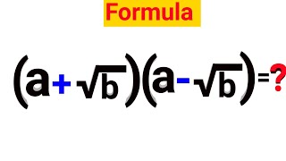 solution of a math formula a√b a√b    maths stepbystep mathstricks how basicmath [upl. by Moriah593]