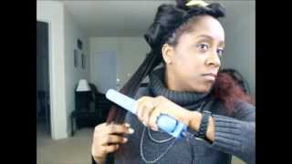 How I Straighten My Indian Curly Hair  Perfect Locks Hair Extensions [upl. by Tannenwald381]