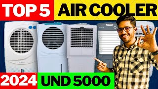 Top 5 Air Cooler Under 5000 🔥 Best Cooler in 2024 🔥Best Personal Air Cooler for Home 🔥 [upl. by Haletky]