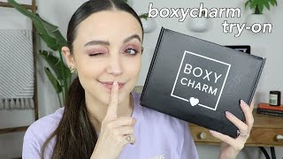 JANUARY BOXYCHARM UNBOXING  2022 Try On  First Impressions [upl. by Aninad]