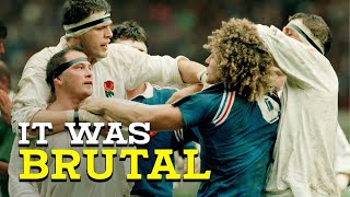 Rugbys Most Violent Match of ALL TIME  France vs England 1992 [upl. by Booth]