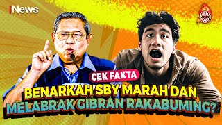 Benarkah SBY marah dan Melabrak Gibran Cek Faktanya [upl. by Aicertal]