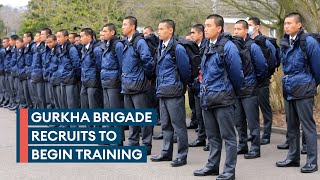 Its freezing British Armys new Gurkha recruits arrive in UK [upl. by Magdau]