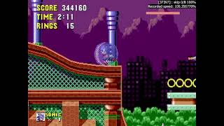 Sonic The Hedgehog Mega Play MAME  536850 pts [upl. by Baun]