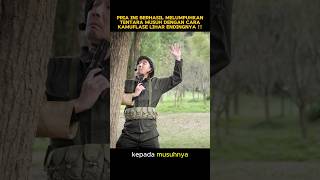 Pria ini berhasil melumpuhkan tentara musuh dengan cara kamuflase alur alurcerita shortvideo fyp [upl. by Basso988]