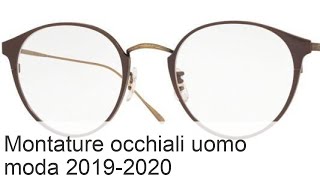 Montature alla moda per occhiali da uomo 20192020 lenti colorate e a specchio [upl. by Binni]