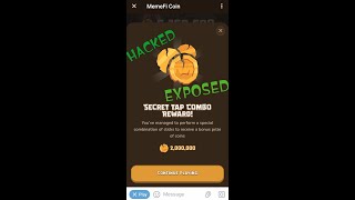 Memefi coin secret code hacked  how to claim every secret code 2  19 June  memeficoin [upl. by Einafit731]