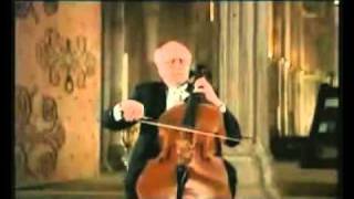 Rostropovich suona il preludio n1 per violoncello di Bach [upl. by Akenna]