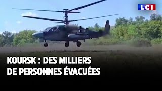 Koursk  des milliers de personnes évacuées [upl. by Mayhs]