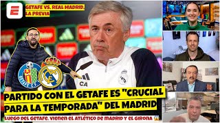 PARTIDO CLAVE Real Madrid le TIENE QUE GANAR al Getafe si quiere pensar La Liga  Exclusivos [upl. by Bruckner704]