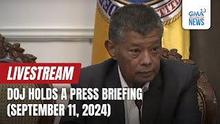 LIVE DOJ press briefing Sept 11 2024  Replay [upl. by Safir]