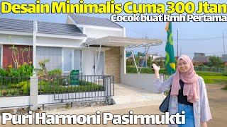 Rumah Minimalis 300 Jutaan di Pinggiiran Jakarta Puri Harmoni Pasirmukti [upl. by Nabe255]