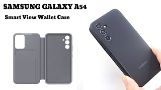 Samsung Galaxy A54 Smart View Wallet Case [upl. by Hollah]