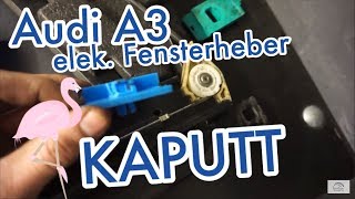 Audi A3 A4 A6 VW Golf 4 Fensterheber VR geht nicht mehr hoch [upl. by Antoinette]