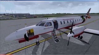 FSX  RAZBAM  Metroliner III  LKPR  EDDT [upl. by Roselin]