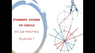 Comment diviser un cercle en n parties égales [upl. by Eelannej]