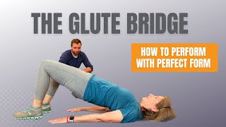 How To Do A Glute Bridge  Step By Step Instruction For Beginners [upl. by Enilatan43]