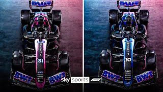 Alpine launch TWO liveries for 2024 car 💙🩷 [upl. by Leavelle]