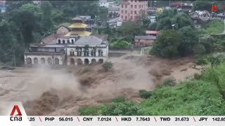 Nepal assesses damage as 200 killed in floods landslides triggered by heavy rainfall [upl. by Gelya]