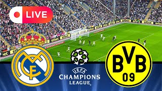 🔴 REAL MADRID VS BORUSSIA DORTMUND PARTIDO EN VIVO  CHAMPIONS LEAGUE   eFootball PES 21 Gameplay [upl. by Danila684]