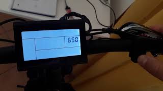 KT LCD3 for TSDZ2 showing configuration of motor max power wheel max speed etc [upl. by Mercie571]