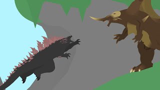 Evolved Godzilla vs Bagan [upl. by Didi188]