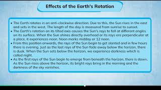 Rotation and revolution class 6 geography social Cbse animation amp ppt explantion [upl. by Asirral]