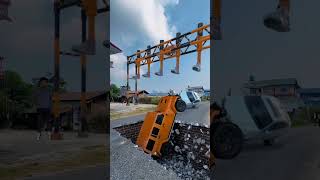 Car crash and passing with future technology 😯 viralshorts shorts vfx shortsfeed shortsyoutube [upl. by Chaiken]