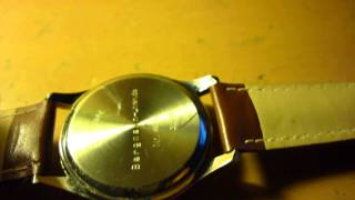 Bergmann quartz watch 1960  original Germany [upl. by Beale879]