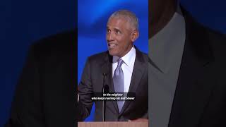 Barack Obama takes dig at Trumps weird obsession over crowd sizes  REUTERS [upl. by Aleafar540]