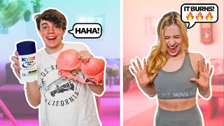 I Put ICY HOT In My GIRLFRIENDS BRA PRANK BAD IDEA🧊🔥Jentzen Ramirez [upl. by Mary]