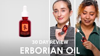 30 Day Team Review of Erborian Skin Therapy Multi Perfecting Night Oil [upl. by Tait]