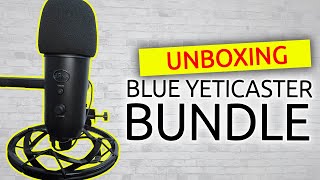 Yeticaster Bundle Review  Blue Yeticaster Unboxing [upl. by Atilef]