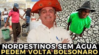 Nordestinos sofrem com a seca e pedem Bolsonaro de volta FAZ O L [upl. by Elyad]