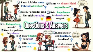 Improve Your German Speaking amp Listening With these Street Questions amp Answers [upl. by Collier903]