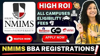 ✅NMIMS BBA Admission 2024 NPAT Exam Date Out BBA Registration Eligibility Placement bba viral [upl. by Isabea]