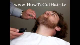 How To Trim A Beard  Trimming A Beard With Scissors [upl. by Hinman]