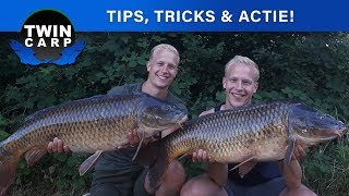 Karpervissen  SUPER sessie VOL met TIPS amp TRICKS  Vissen op karper met twincarpNL [upl. by Aryamo]