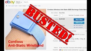 EEVblog 768  Cordless AntiStatic Wristbands BUSTED [upl. by Bocock]