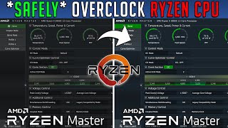 SAFELY OVERCLOCK your RYZEN CPU for GAMING in 2024 [upl. by Aiuhsoj4]