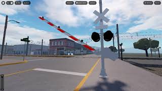 Roblox Rails Unlimited Classic Railroad Crossing EP5 [upl. by Mccomb]