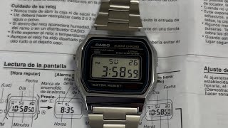 Unboxing a vintage watch Casio A158W [upl. by Thora]