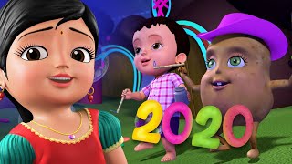 புத்தாண்டு புதிதாய் பிறக்கிறதே  New Year Song 2020  Tamil Rhymes for Children  Infobells [upl. by Ynahteb776]